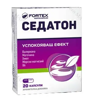 Fortex Sedaton / Седатон, успокояващ ефект, 20 капс.