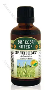 Bioherba Билкова аптека, Тинктура Зелен овес, 50 мл.