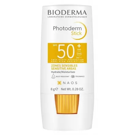 БИОДЕРМА PHOTODERM MAX SPF50+ стик за устни 8гр