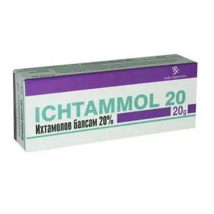 ИХТАМОЛ УНГВ. 20% 20ГР