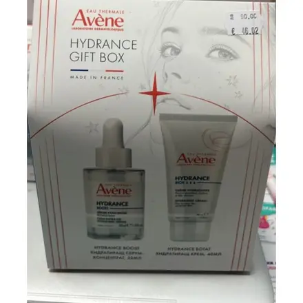 Avène Hydrance Комплект - Серум-концентрат и Лек хидратиращ крем, 30 + 40 ml