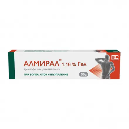 АЛМИРАЛ гел 1.16% 50г.