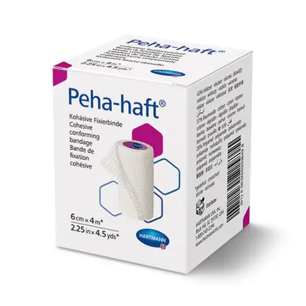 ХАРТМАН БИНТ прикрепящ PEHA-HAFT 4м/6см х 1бр, самозалепващ се -