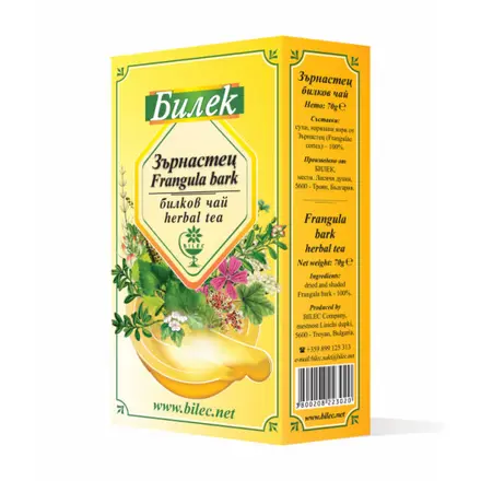 ЧАЙ ЗЪРНАСТЕЦ кора 70 гр БИЛЕК
