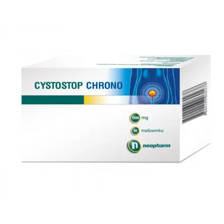 ЦИСТОСТОП ХРОНО табл 1200 мг x 30 бр