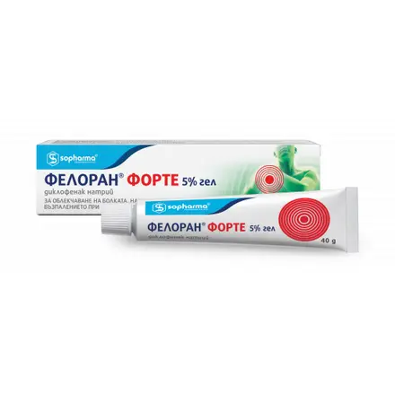 ФЕЛОРАН ФОРТЕ гел 5% 40г. СОФАРМА