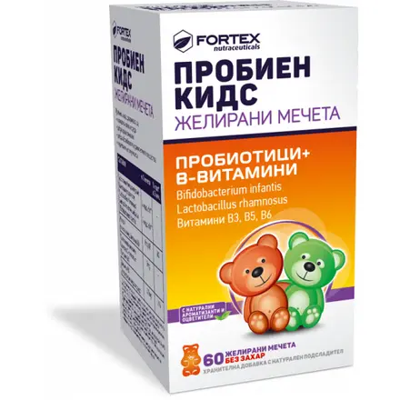 ПРОБИЕН КИДС желирани мечета х 60 бр ФОРТЕКС