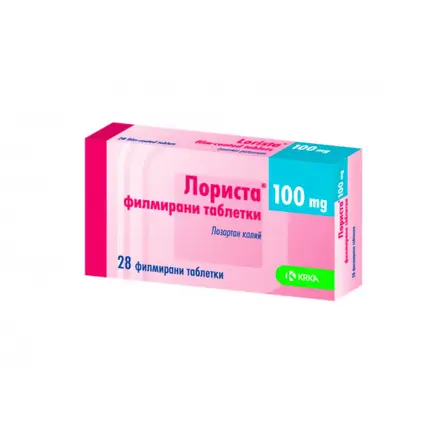 ЛОРИСТА TABL. FILM. COAT. 100 MG X28