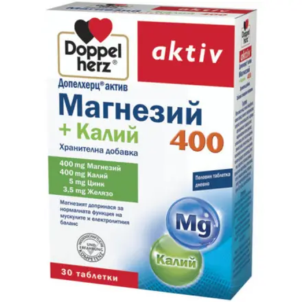 ДОПЕЛХЕРЦ АКТИВ МАГНЕЗИЙ+КАЛИЙ тбл.х30