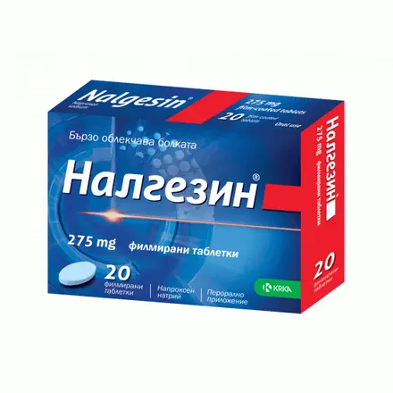 НАЛГЕЗИН табл 275 мг x 20 бр