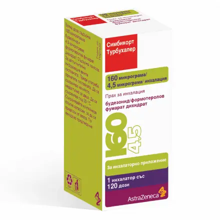 СИМБИКОРТ инх.160/4,5мкг 120дози