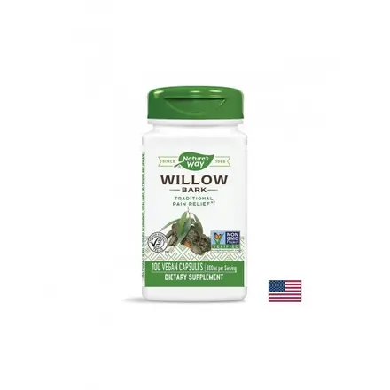 Willow Bark/ Бяла върба (кора) 400 mg x 100 капсули Nature’s Way