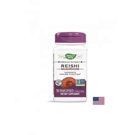 Reishi Mushroom/ Рейши 188 mg х 100 капсули Nature’s Way