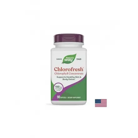 Chlorofresh® Chlorophyll Concentrate/ Хлорофреш® Хлорофил концентрат х 90 софтгел капсули Nature’s Way