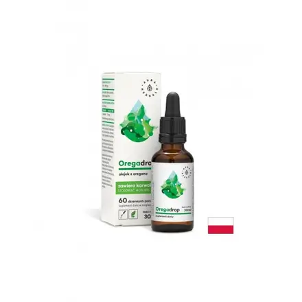 Подпомага стомашно-чревния тракт и дихателната система - Риган (масло), 30 ml капки Aura Herbals