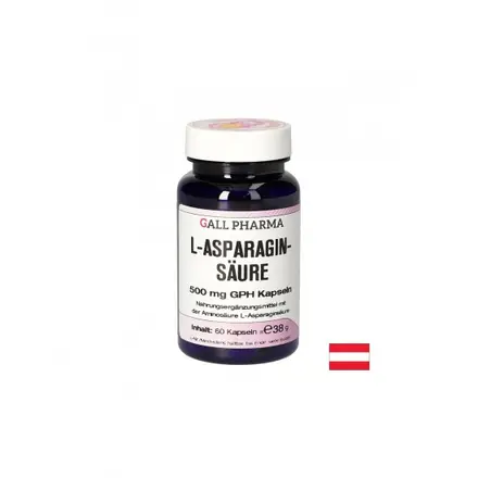 Нервна и мозъчна функция L-Aспаргинова киселина 500 mg х 60 капсули