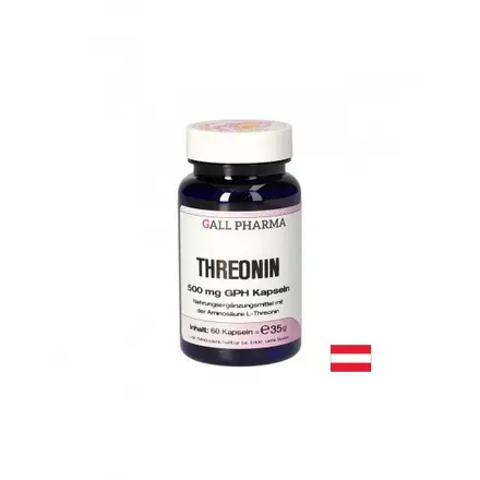Грижа за костите и мускулите - L-Треонин (Threonin), 500 mg х 60 капсули