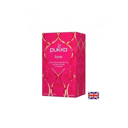 Билков Био чай Pukka love, 20 филтърни пакетчета