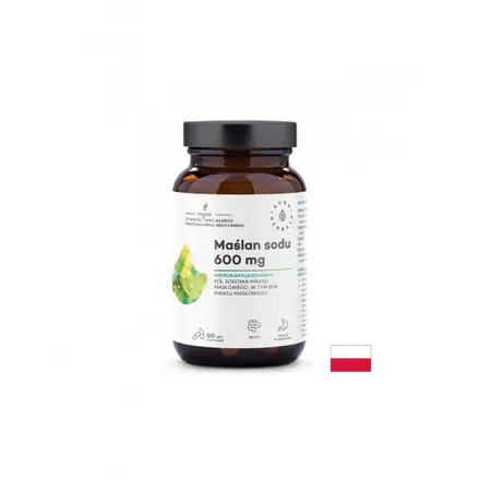 Натриев бутират – Поддържа здрава чревна лигавица и микрофлора, 300 mg, 90 капсули