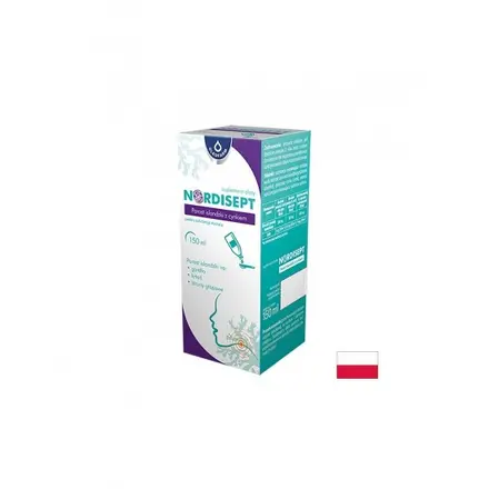 Nordisept – Сироп с исландски мъх и цинк За гърлото и дихателните пътища 150 ml