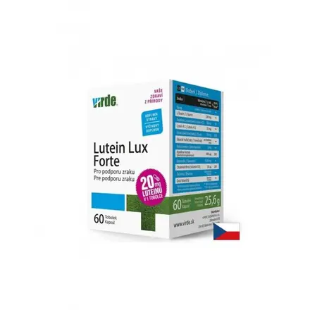 Lutein Lux Forte – Лутеин, зеаксантин и цинк за добро зрение и защита на очите, 60 капсули