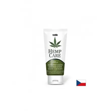 Hemp Care крем с конопено масло – Хидратация и възстановяване на суха кожа, 200 ml