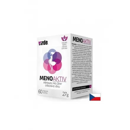 MenoAktiv с червена детелина 300 mg, китайска ангелика 234 mg и салвия 150 mg – При менопауза, 60 капсули