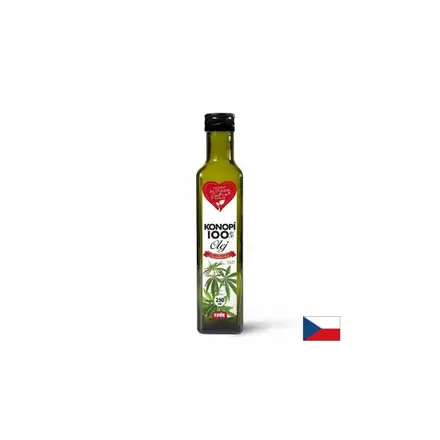 Конопено масло + витамин Е – Подкрепа за ставите и хормоналния баланс, 250 ml
