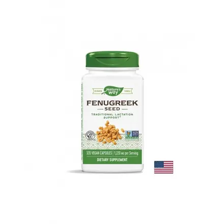 Fenugreek Seed / Сминдух (семена) 610 mg х 320 капсули Nature’s Way