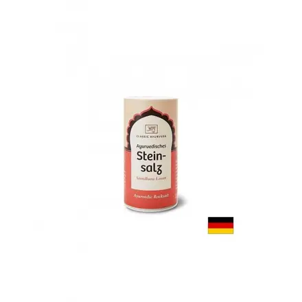 Steinsalz Ayurveda / Смляна каменна сол (в солница), 200 g
