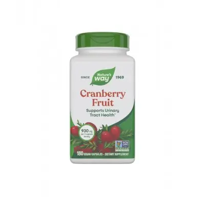 NATURE'S WAY CRANBERRY FRUIT / ЧЕРВЕНА БОРОВИНКА (ПЛОД) 465МГ КАПС. Х100