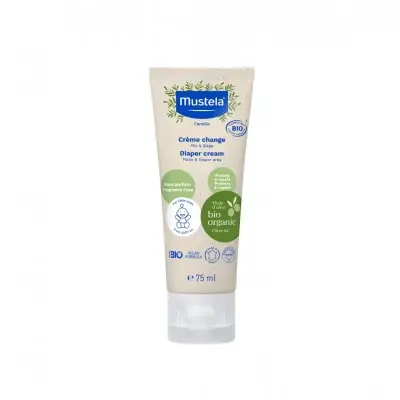 MUSTELA ORGANIC DIEPER CREAM / МУСТЕЛА ОРГАНИК КРЕМ ПРОТИВ ПОДСИЧАНЕ 75МЛ