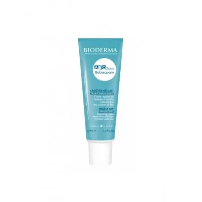 BIODERMA ABC DERM BABYSQUAM KERATOREGULATING MOISTURISING CREAM / БИОДЕРМА АБЦ ДЕРМ БЕЙБИСКУАМ КЕРАТОРЕГУЛИРАЩ ХИДРАТИРАЩ КРЕМ 40МЛ