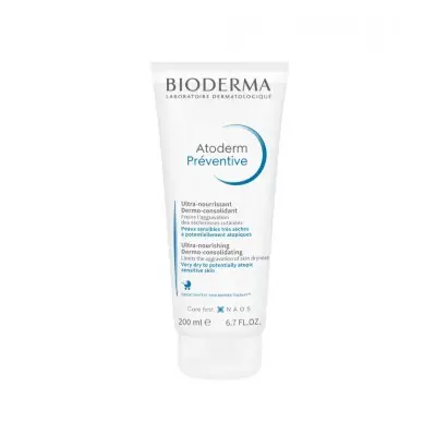 BIODERMA ATODERM PREVENTIVE / БИОДЕРМА АТОДЕРМ ПРЕВЕНТИВ ПОДХРАНВАЩ КРЕМ ЗА МНОГО СУХА КОЖА 200МЛ
