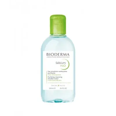 BIODERMA SEBIUM Н2О MICELLE SOLUTION FOR COMBINATION OR OILY SKIN / БИОДЕРМА СЕБИУМ МИЦЕЛАРЕН РАЗТВОР ЗА МАЗНА КОЖА 250МЛ
