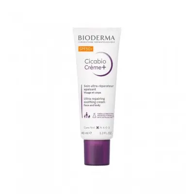 BIODERMA CICABIO SPF50+ REPAIRING AND SOOTHING CREAM+ / БИОДЕРМА ЦИКАБИО SPF50+ ВЪЗСТАНОВЯВАЩ И УСПОКОЯВАЩ КРЕМ 40МЛ