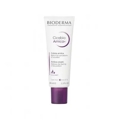 BIODERMA CICABIO ARNICA+ SOS CARE QUICKLY REDUCES AND SOOTHES SKIN DAMAGE / БИОДЕРМА ЦИКАБИО АРНИКА+ КРЕМ ПРИ КОЖНИ УВРЕЖДАНИЯ 40МЛ