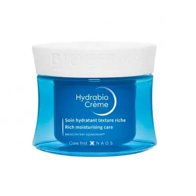 BIODERMA HYDRABIO CREAM RICH MOISTURISING CАРЕ / БИОДЕРМА ХИДРАБИО БОГАТ КРЕМ ЗА МНОГО СУХА КОЖА 50МЛ