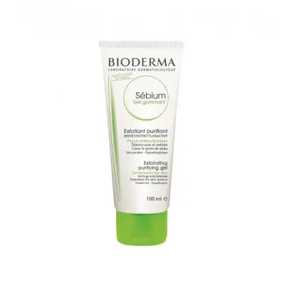 BIODERMA SEBIUM GEL GOMMANT EXFOLIATING / БИОДЕРМА СЕБИУМ ГЕЛ ГОМАНТ ЕКСФОЛИРАЩ ГЕЛ 100МЛ