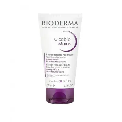 BIODERMA CICABIO MAINS HANDS BALM / БИОДЕРМА ЦИКАБИО МЕЙНС БАЛСАМ ЗА РЪЦЕ 50МЛ