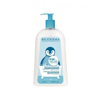 BIODERMA ABC DERM COLD CREAM NOURISHING CLEANSING CREAM / БИОДЕРМА АБЦ ДЕРМ КОЛД КРЕМ ПОДХРАНВАЩ ИЗМИВАЩ КРЕМ 1Л