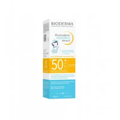 BIODERMA PHOTODERM PEDIATRICS MINERAL SPF50+ SUNSCREEN / БИОДЕРМА ФОТОДЕРМ ПЕДИАТРИКС МИНЕРАЛ SPF 50+ 50ГР