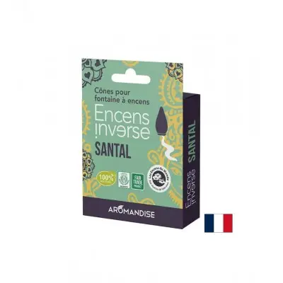 AROMANDISE CÔNES POUR FONTAINE À ENCENS ENCENS INVERSE SANTAL / АРОМАНДИСЕ КОНУСИ ЗА ГОРЕНЕ ОТ САНДАЛОВО ДЪРВО БР. X 10
