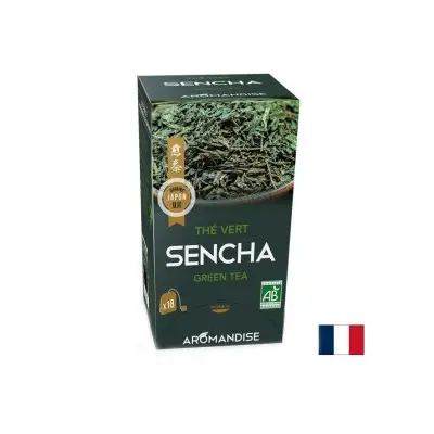 AROMANDISE THÉ VERT SENCHA / АРОМАНДИСЕ ЗЕЛЕН ЧАЙ СЕНЧА ФИЛТЪРНИ ПАКЕТЧЕТА Х 18