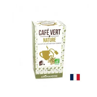 AROMANDISE CAFÉ VERT NATURE / АРОМАНДИСЕ ЗЕЛЕНО КАФЕ (НАТУРАЛНО) САШЕТА Х 18