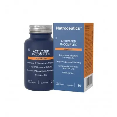 NATROCEUTICS ACTIVATED B-COMPLEX / НАТРОЦЕВТИКА АКТИВИРАН В-КОМПЛЕКС КАПС. X30