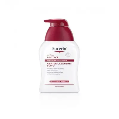 EUCERIN INTIM-PROTECT GENTLE CLEANSING FLUID / ЕУСЕРИН ИНТИМ-ПРОТЕКТ ИНТИМЕН ИЗМИВАЩ ГЕЛ ЗА ЧУВСТВИТЕЛНА КОЖА 250 МЛ