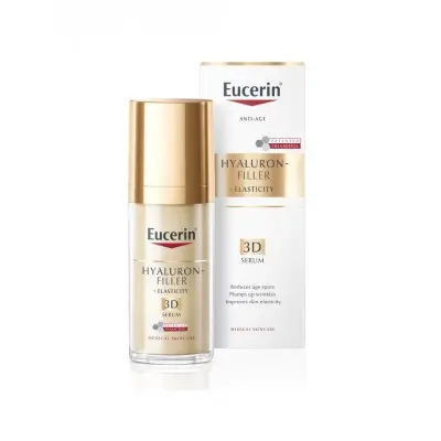 EUCERIN HYALURON-FILLER+ELASTICITY 3D SERUM / ЕУСЕРИН ХИАЛУРОН-ФИЛЪР ЕЛАСТИСИТИ 3D СЕРУМ 30МЛ