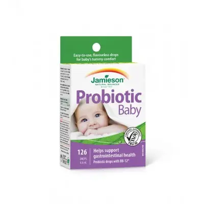JAMIESON PROBIOTIC BABY DROPS / ДЖЕЙМИСЪН ПРОБИОТИК БЕБЕ 8.6МЛ КАПКИ X126