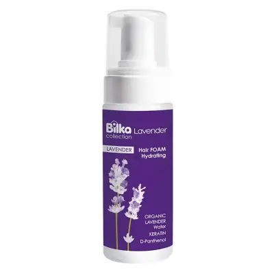 BILKA COLLECTION / LAVENDER & HYALURON HAIR FOAM / ПЯНА ЗА КОСА ХИДРАТИРАЩА И РЕГЕНЕРИРАЩА 140МЛ
